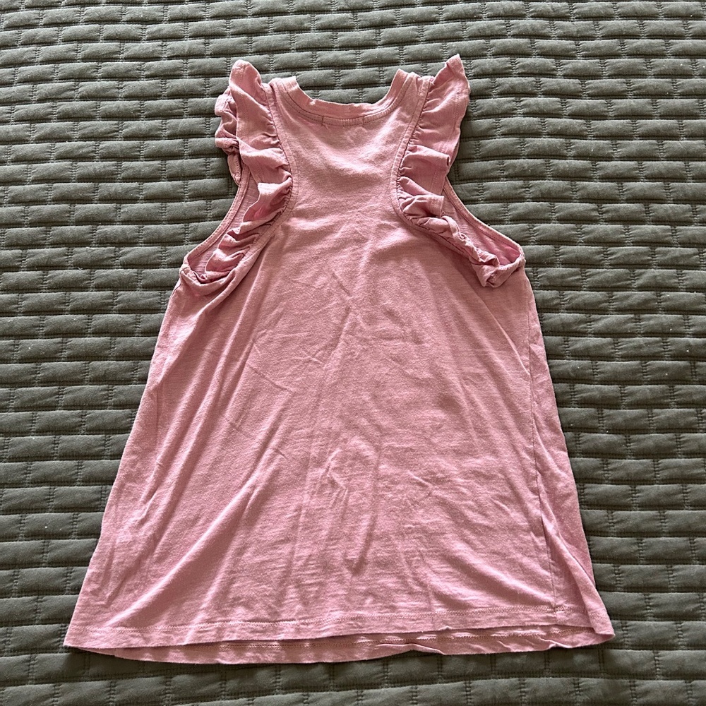 Altar'd State | Pink Ruffle Racerback Tank- Size XS - Picture 6 of 6